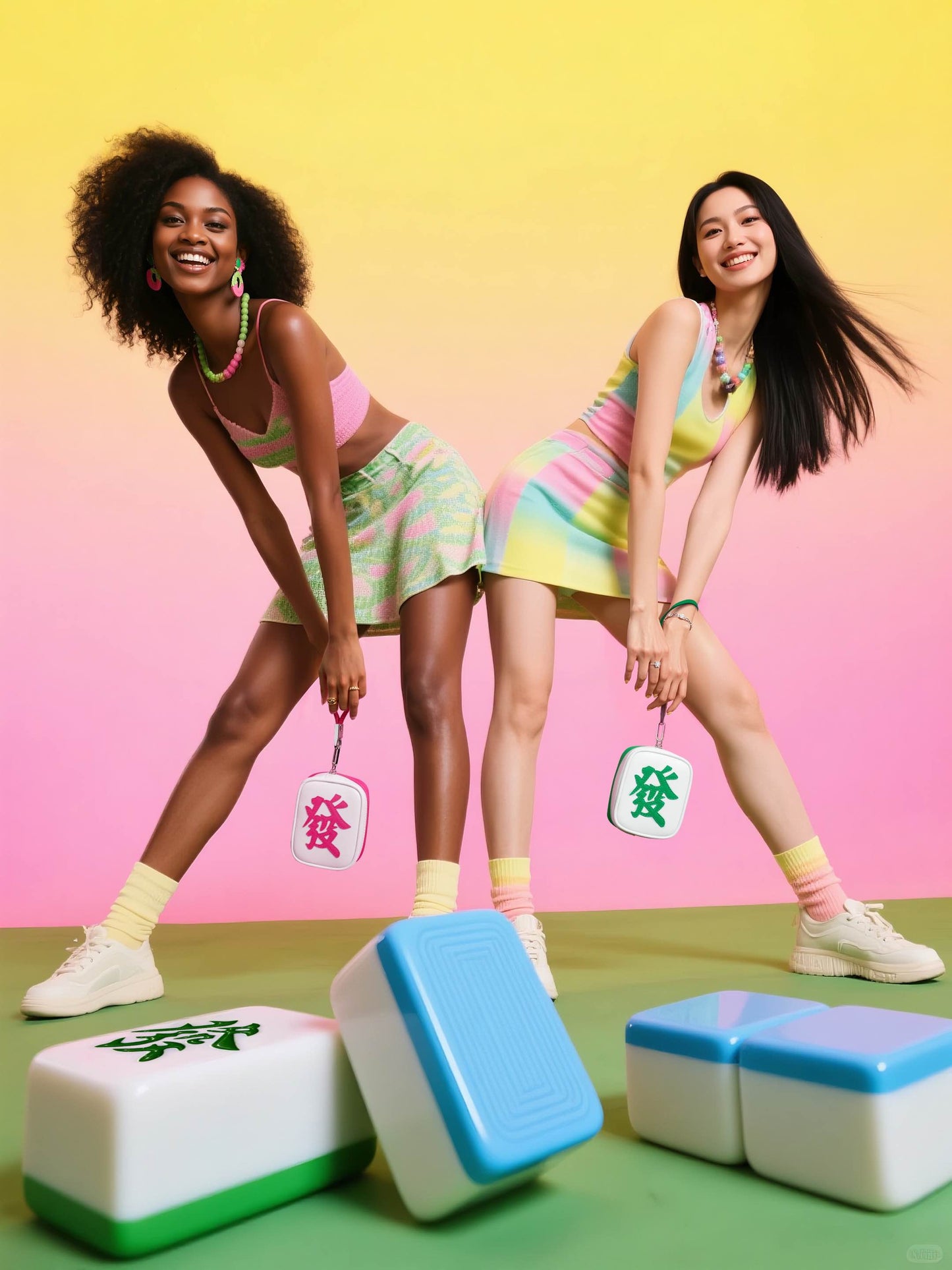 Get Rich Bag (Gift Set) - Jade Green|翡翠亮綠色小發財包(全能穿搭套裝)