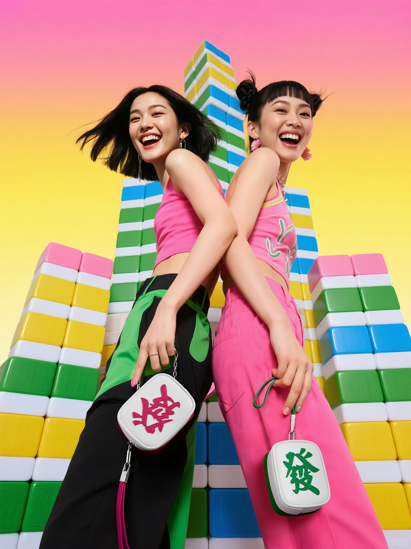 Get Rich Bag (Gift Set) - Jade Green|翡翠亮綠色小發財包(全能穿搭套裝)