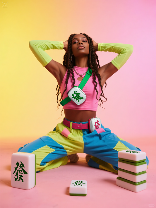 Get Rich Bag (Gift Set) - Jade Green｜翡翠亮綠色小發財包（全能穿搭套裝）