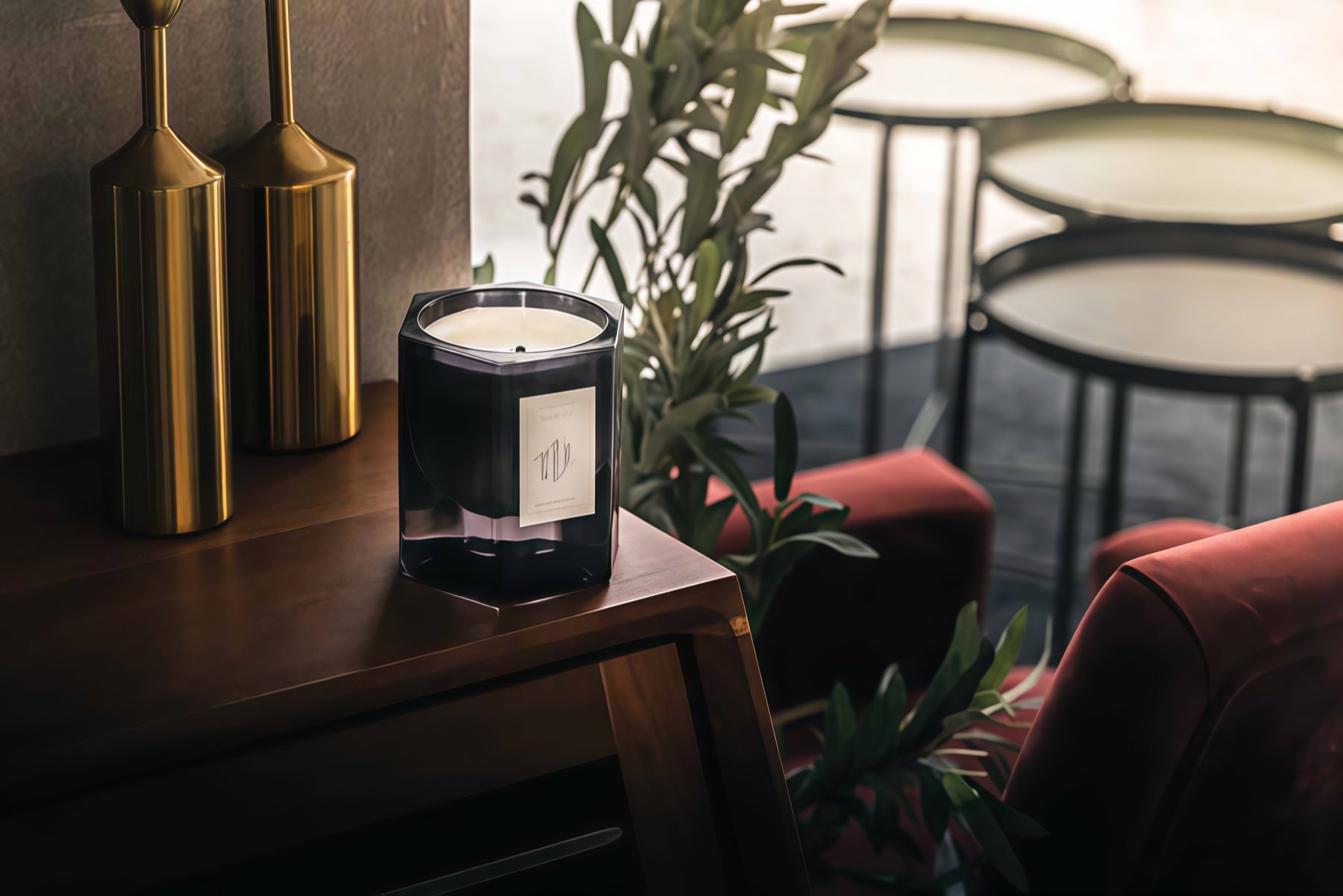 HAZE AMBIENCE candle display