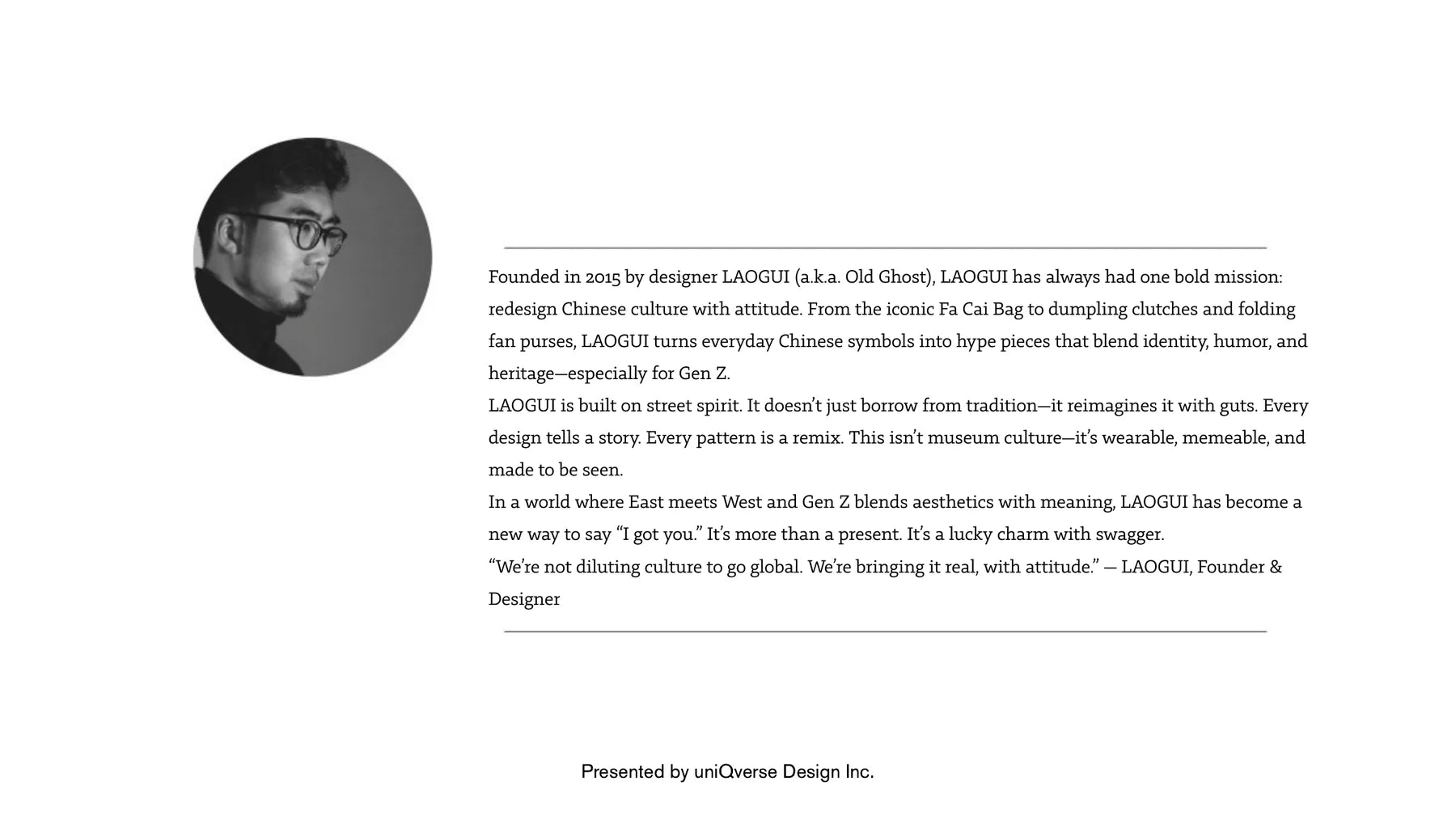LAOGUI Studio Chinese-culture leather bags curated by uniQverse